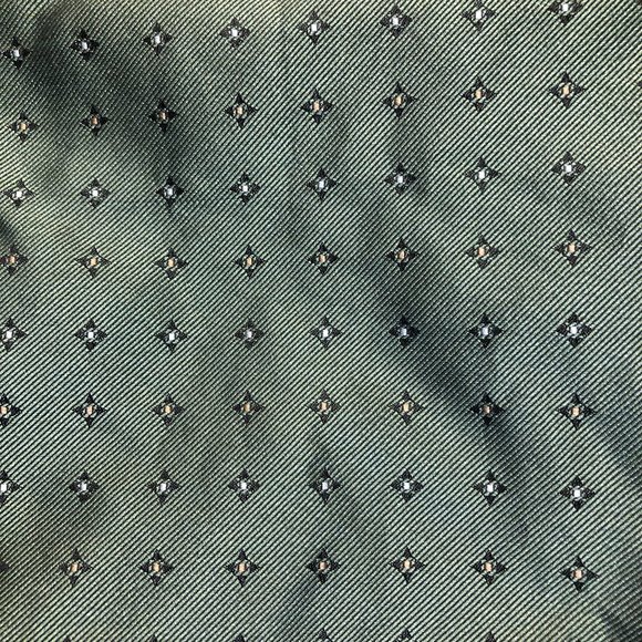 Boy's Green Patterned Formal Suit Vest - Picture 3 of 6